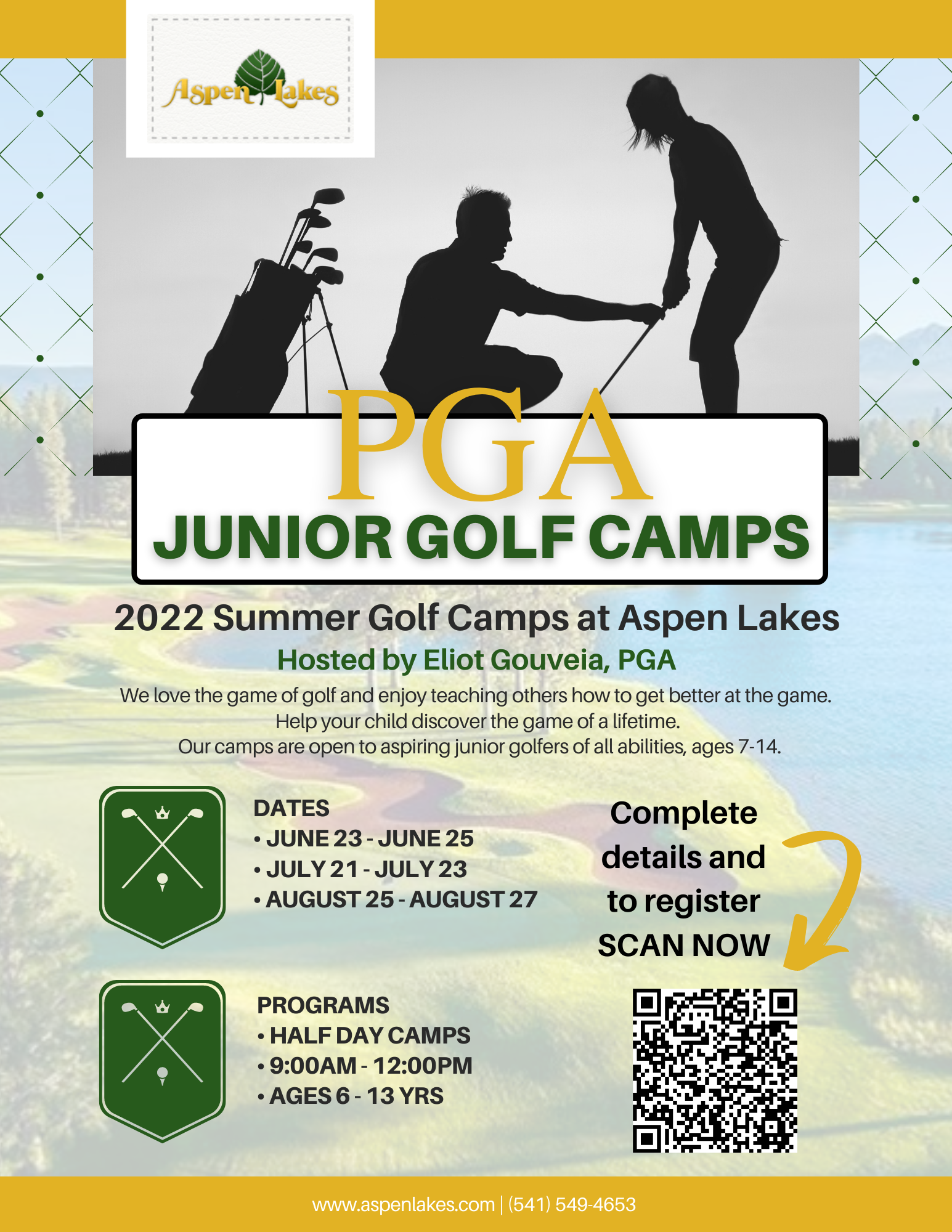 Aspen Lakes PGA Jr. Camps email